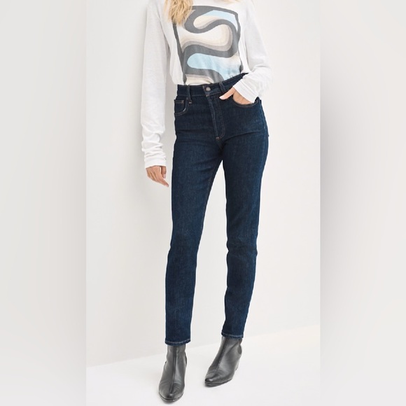 Denim Forum Dark Blue Skinny Jeans - Picture 1 of 16